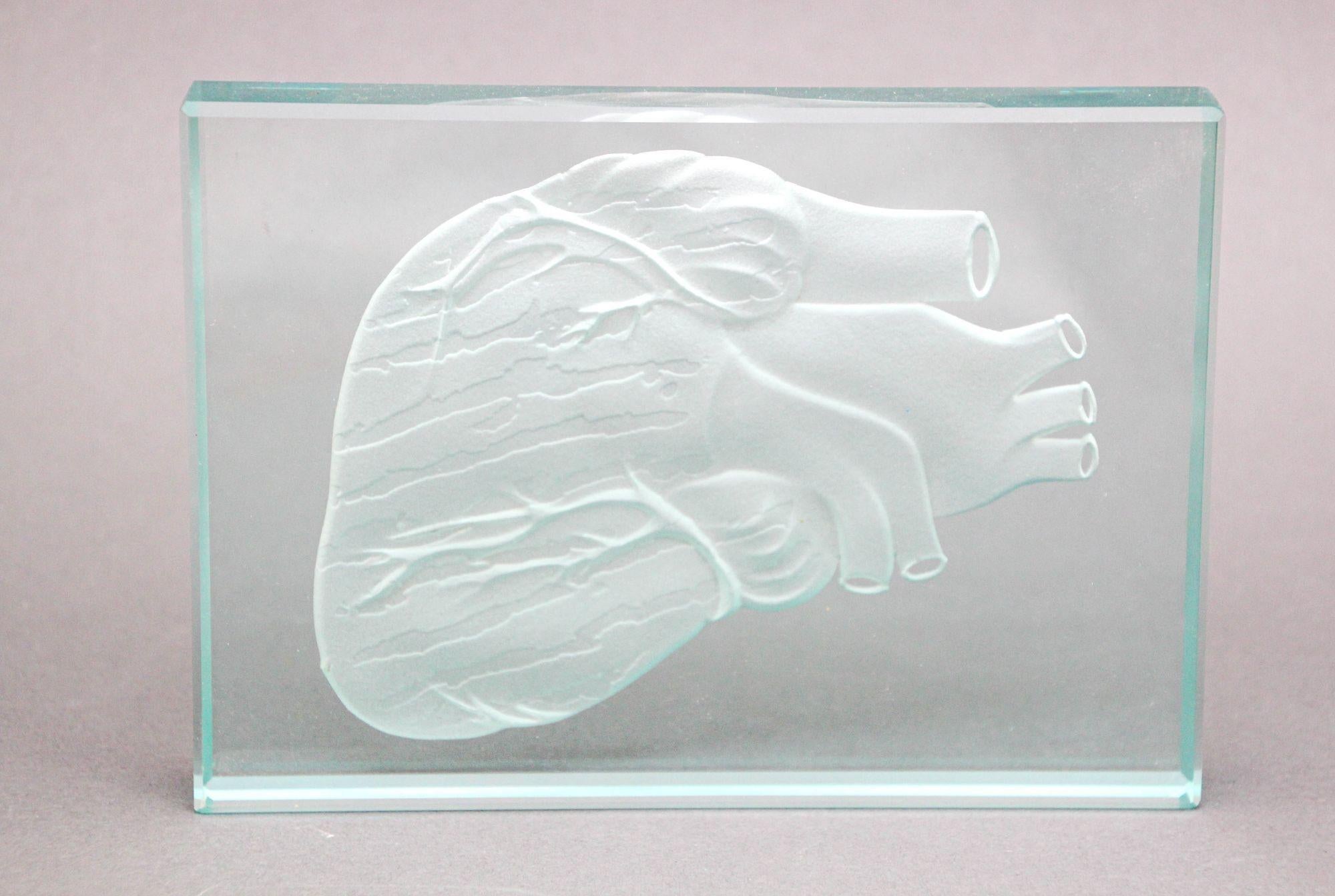 Laser Engraved Anatomical Human Heart Model Crystal Art Glass Decor Paperweight.
Rectangular shape with a 3D human heart model.
Great to use as a paperweight or decor for a heart doctor office.
Dimensions: 7in.H x 5 in W. x 1 in D.
Great collectible
