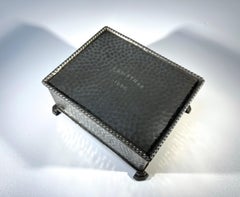 Engraved 'Christmas 1950', English, Birchwood Lined Pewter Hinged Box