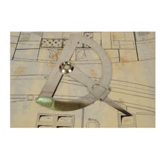 Engraved Chromed Brass Stethograph First Half of the 19th Century