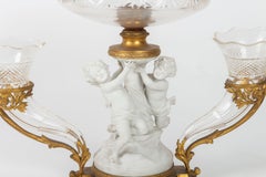 Engraved Crystal Cup With Engraved Crystal Holes, Gold Bronze, Biscuit Baby
