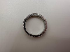 Engraved diamond band wedding band with hand engraving 18KT gold 1ct