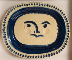 Engraved Face Plate by Pablo Picasso for Madoura