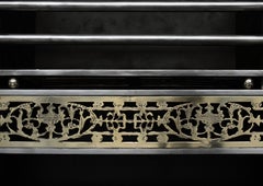 Engraved Irish Georgian Style Register Grate