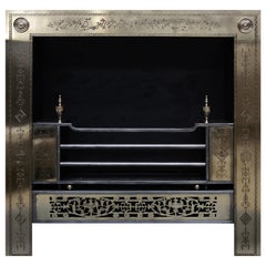 Retro Engraved Irish Georgian Style Register Grate