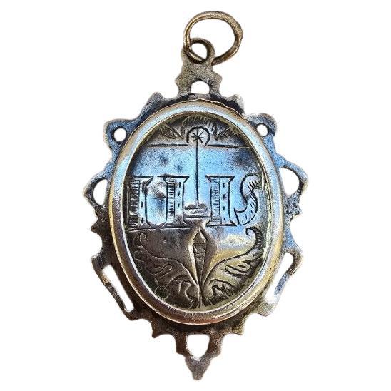 Engraved Silver Reliquary – 18th Century