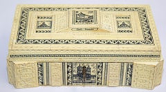 Engraved Trinket Souvenir Box South America, Ecuador 1960's