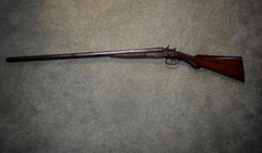 Engraved W. Richards & Co. Damascus Double Barrel Shotgun Pre 1899, London