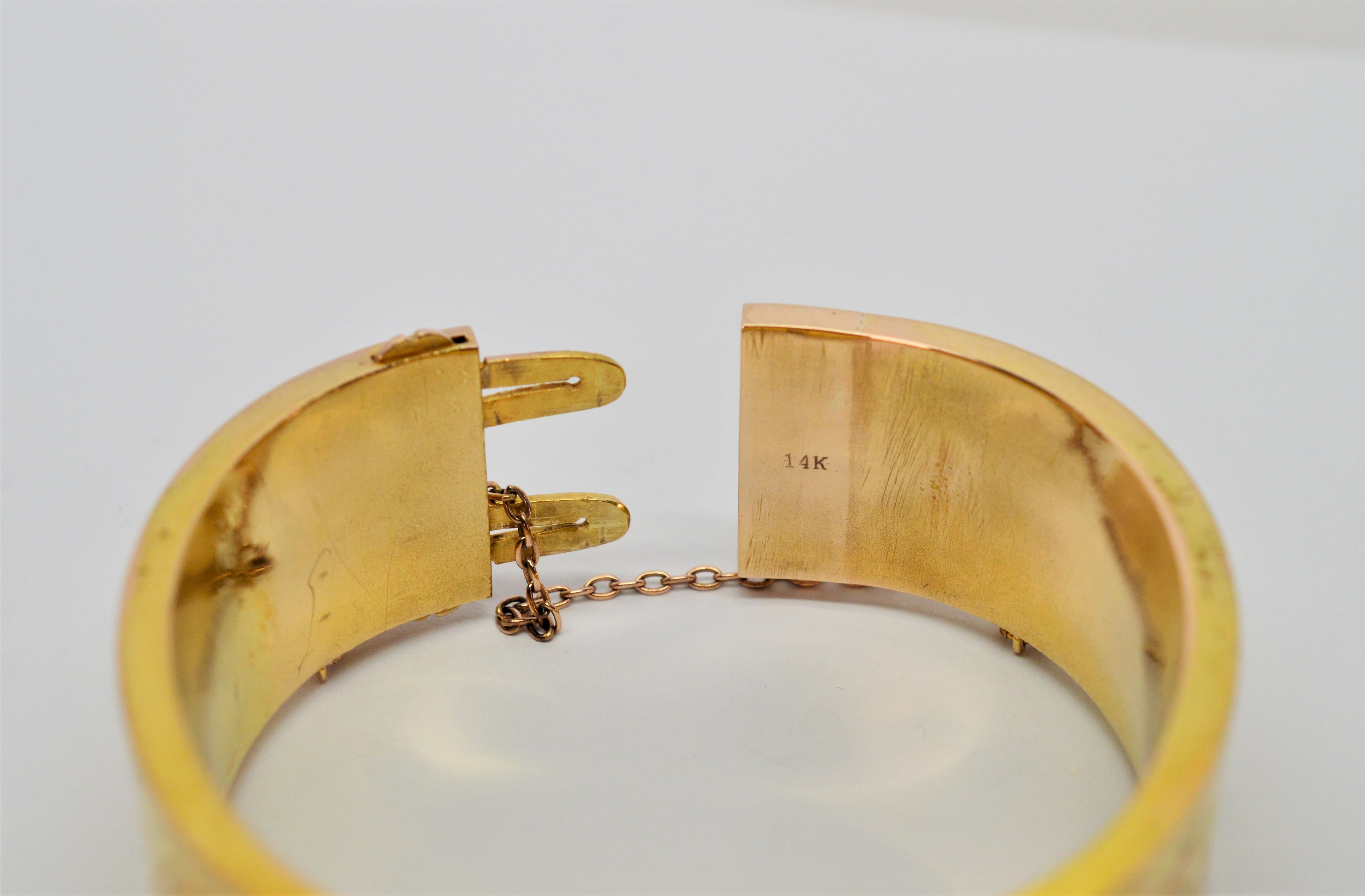 antique white gold bracelet