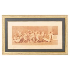 Engraving 'An Allegory of Nature' - Francesco Bartolozzi