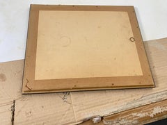 Engraving signed France 20th Century a Women with a child