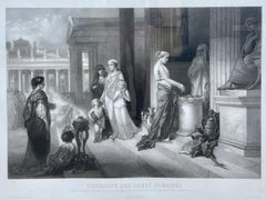 Engraving “liberality Of Roman Ladies”