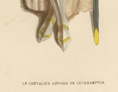 Engraving of Le Chevalier Gifford de Léchampton: The Gallant Knight, 1847