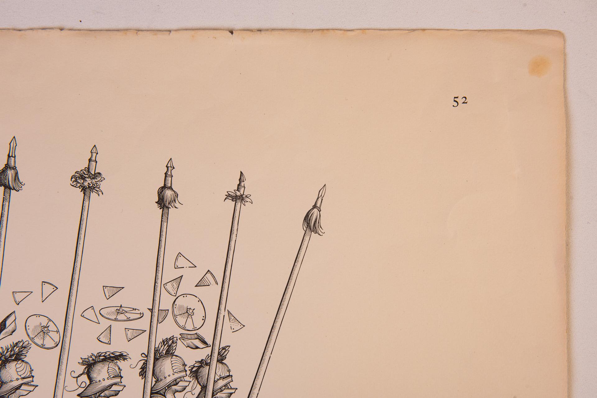 Kupferstich von Maximilian I., Römischer Kaiser im Zustand „Hervorragend“ im Angebot in Alessandria, Piemonte