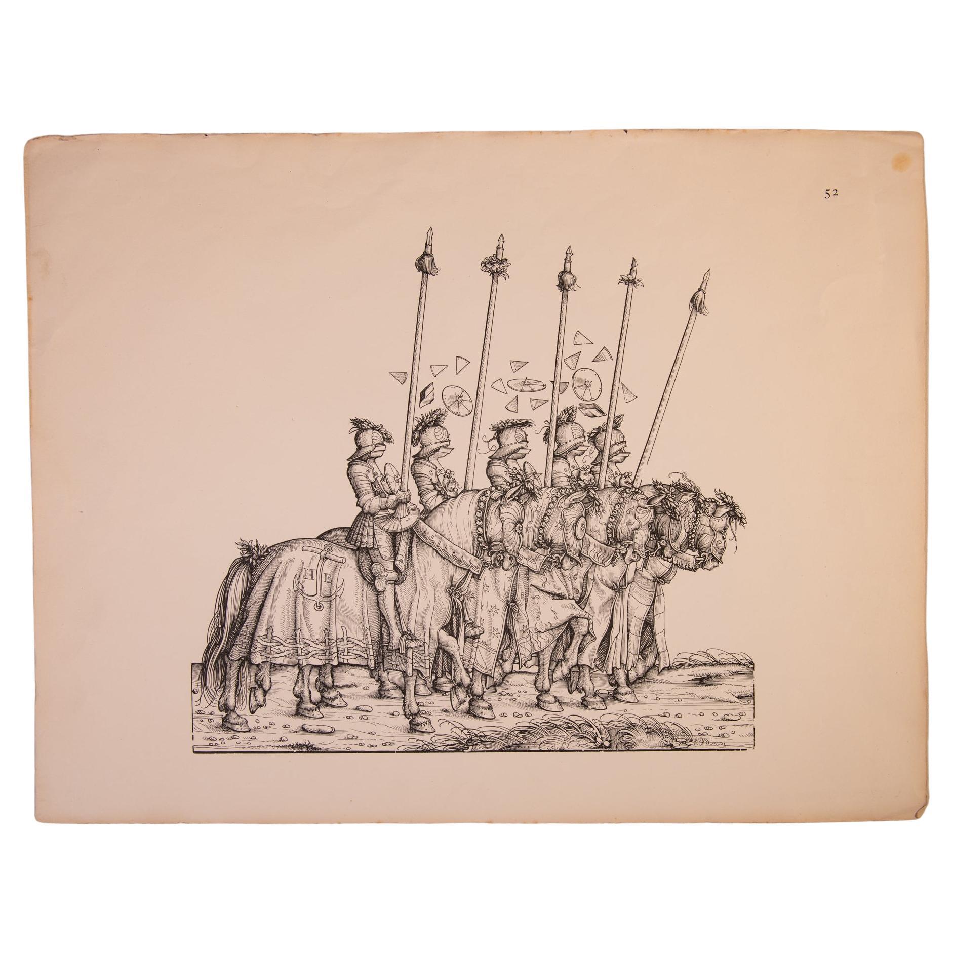 Grabado de Maximiliano I° emperador romano