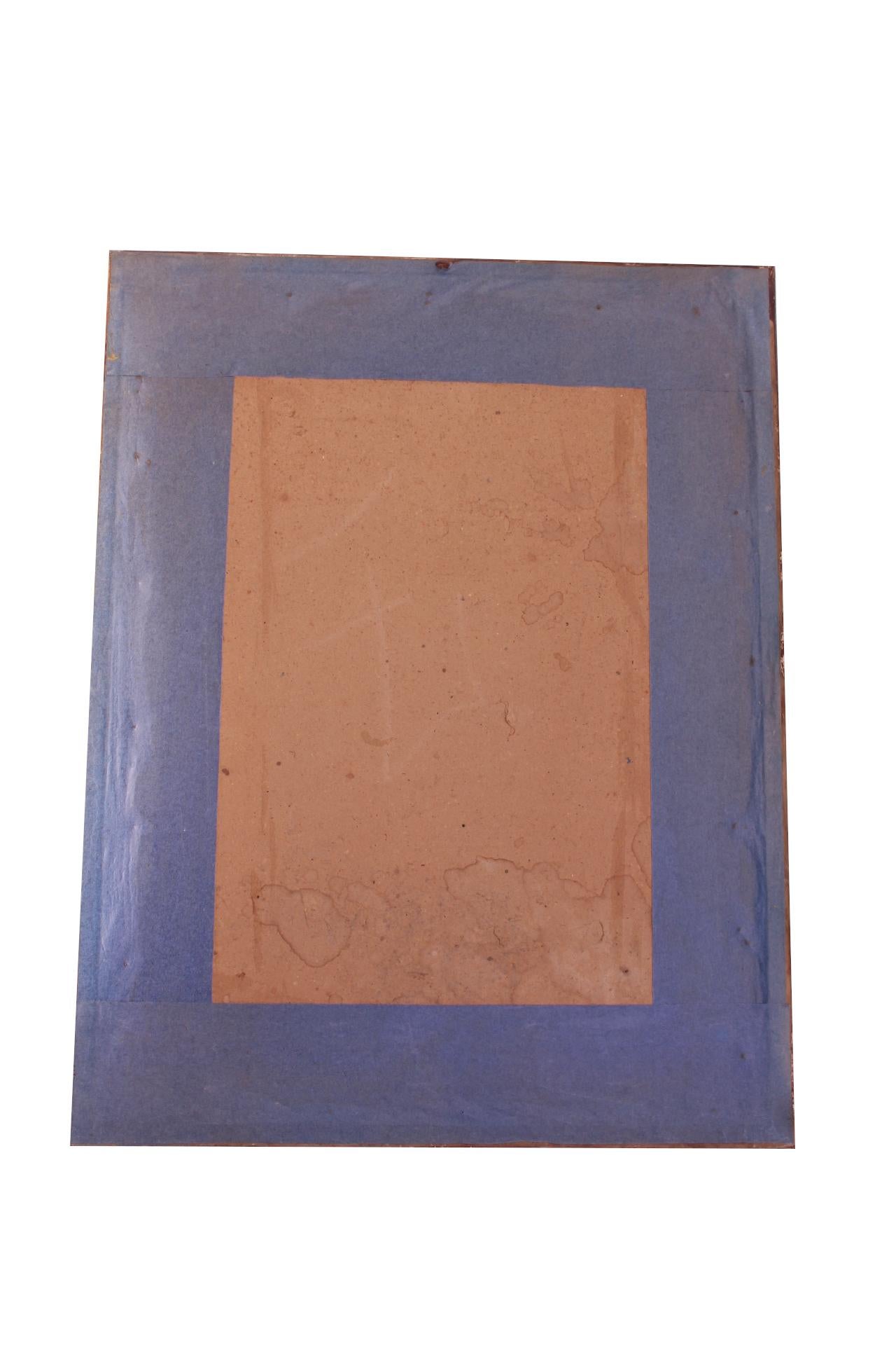 Grabado de escena callejera de Marruecos Firmado Ch Manuel, hacia 1920 3