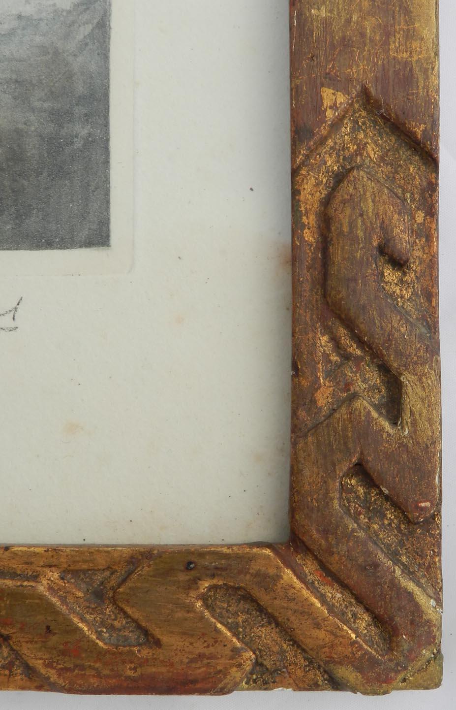 Grabado de escena callejera de Marruecos Firmado Ch Manuel, hacia 1920 1
