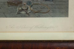 Grabado de la casa de Washington