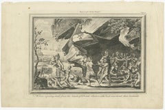 Engraving of Women Resisting Capture by Dutch Pirates, Strait of Magellan, 1768