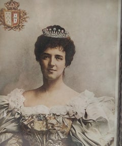 Grabado - Reina Amélia - Siglo XIX