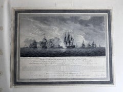 Engraving. View 3d. of the Memorable Victory of the Nile, gained in August 1798