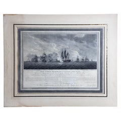 Engraving. View 3d. of the Memorable Victory of the Nile, gained in August 1798