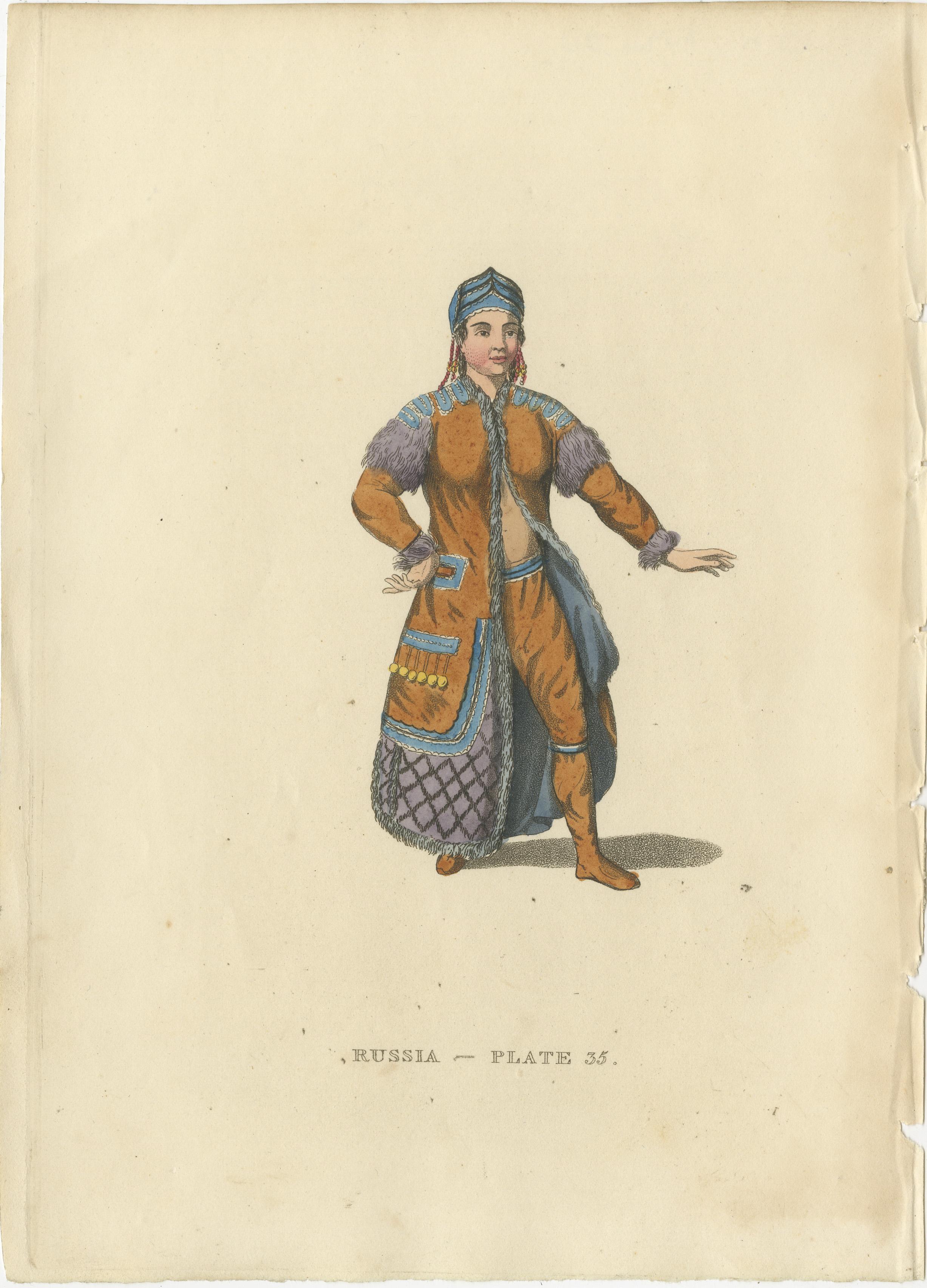 Early 19th Century Engravings Depicting the Dress and Manners of the Yakouti Tribes in Russia, 1814 For Sale