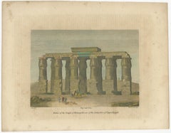 Engravings of Egypt's Sphinx and Hermopolis: Early European Exploration, c.1795
