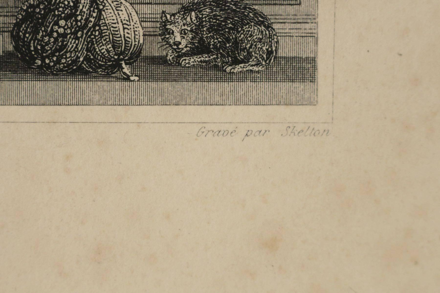 Grabados que representan Le Chateau De Blois grabados por Par Skelton y editados por el Musée du Louvres.