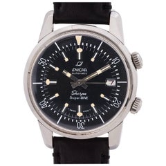 Retro Enicar Stainless Steel Sherpa Super Dive Automatic Wristwatch, circa 1970s