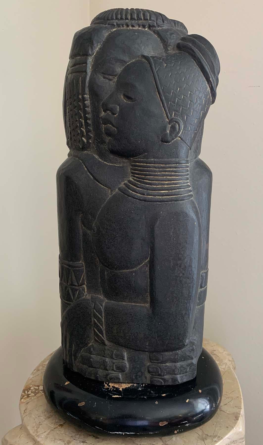 Enid Bell Figurative Sculpture - Africans