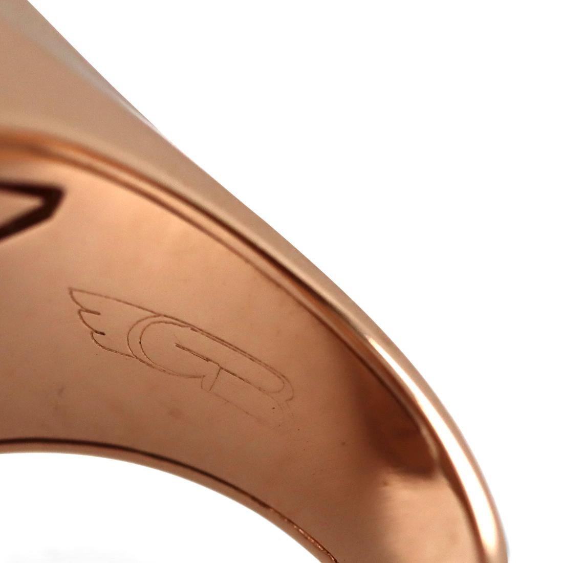 Brilliant Cut Enigma by Gianni Bvlgari Rose Gold Diamond Lion Ring