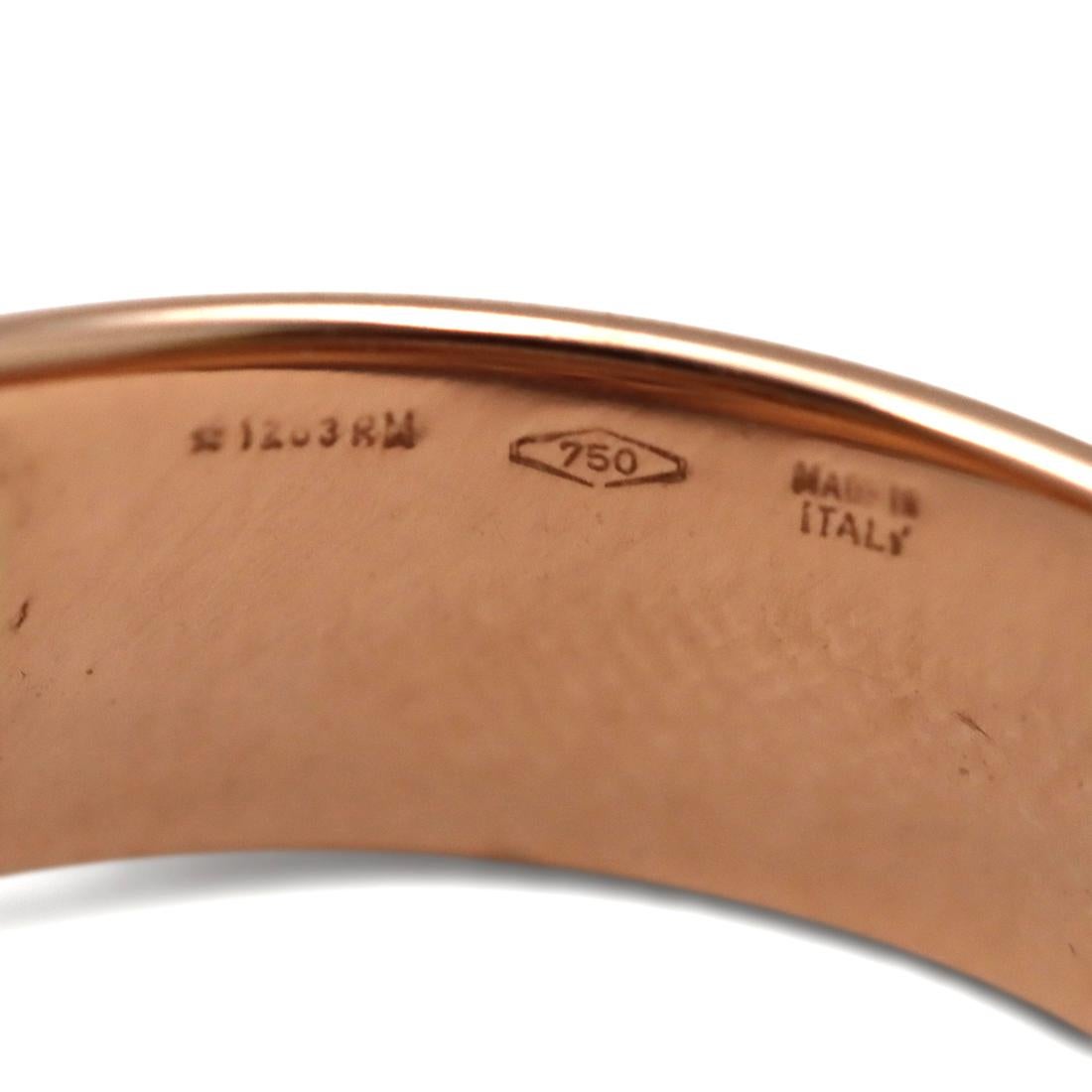 Enigma by Gianni Bvlgari Rose Gold Diamond Lion Ring In Excellent Condition In New York, NY