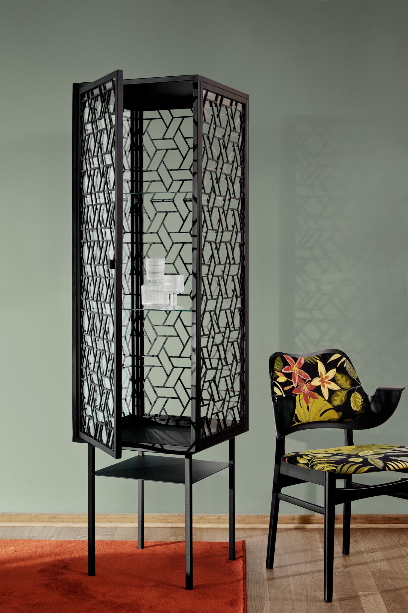 Steel Enigma Cabinet by Warm Nordic For Sale