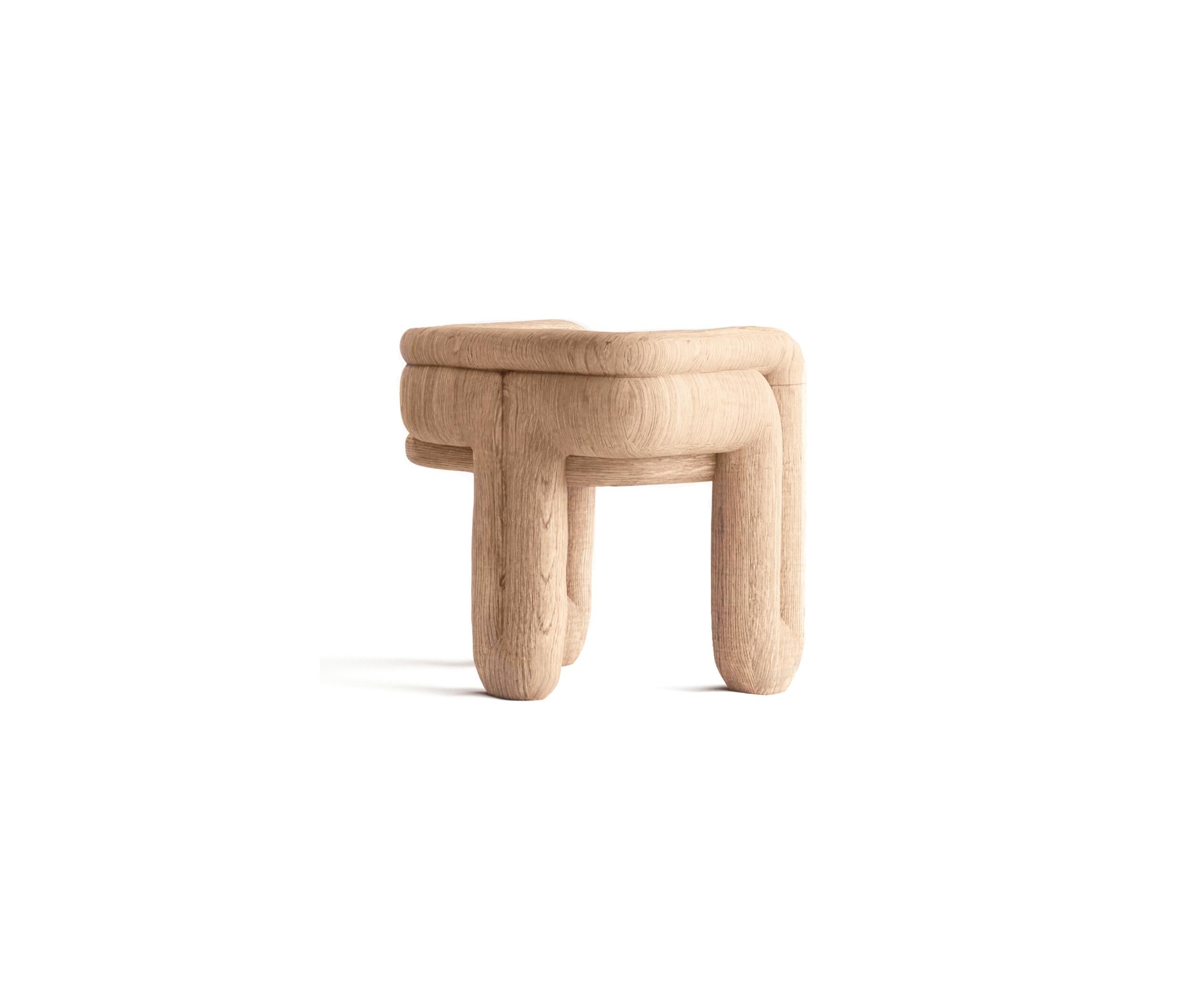 Post-Modern Enigma Oak Accent Chair by Alter Ego Studio For Sale