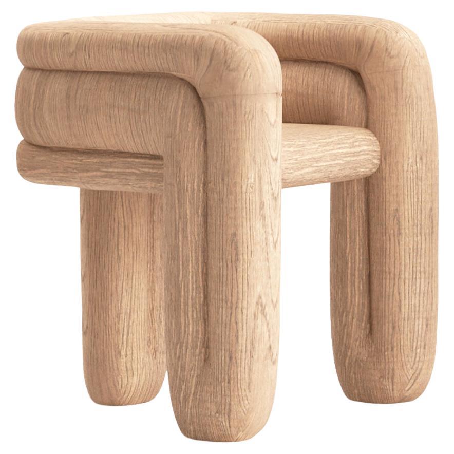 Enigma Oak Accent Chair by Alter Ego Studio For Sale