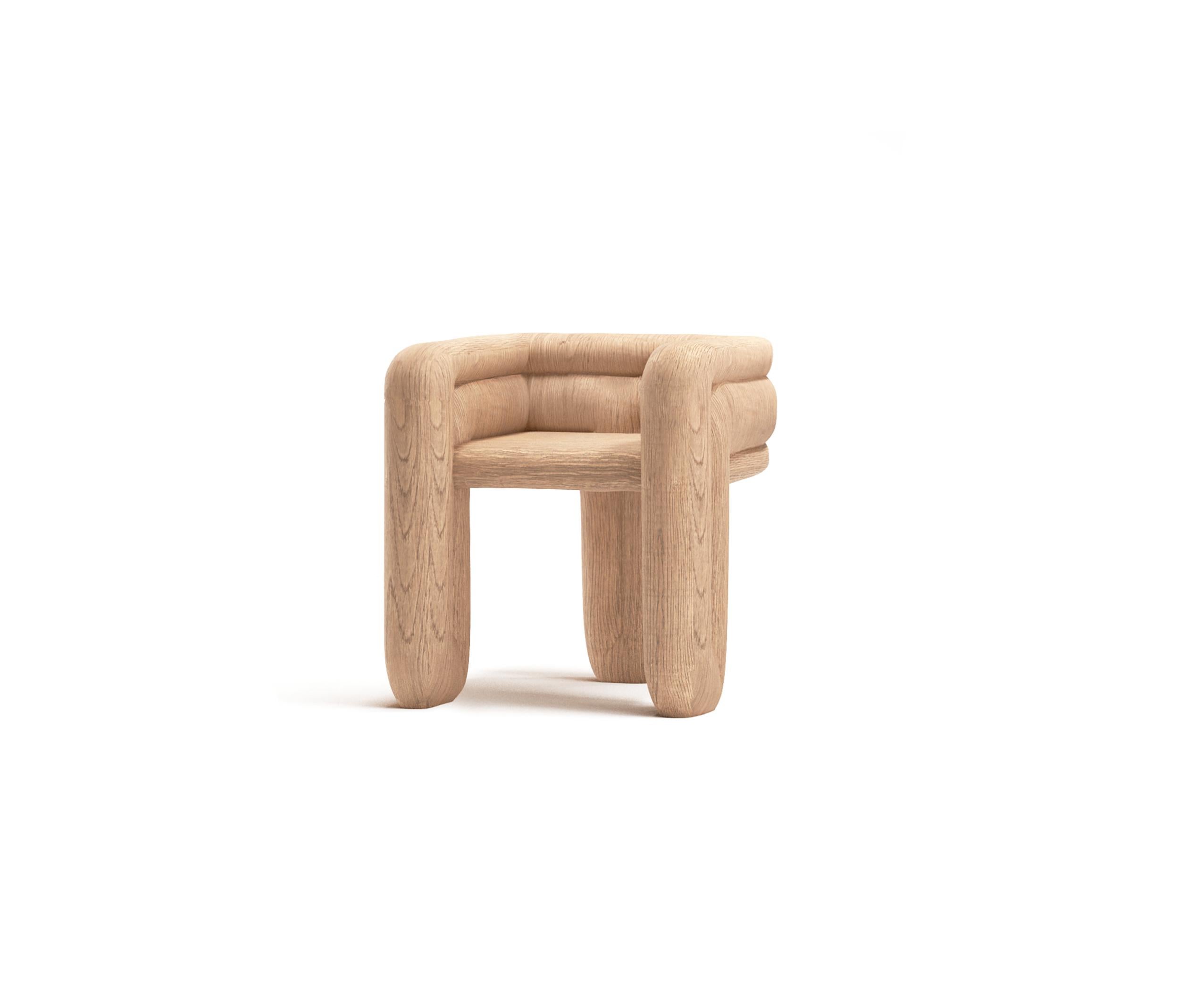 Post-Modern Enigma Wood Accent Chair by Alter Ego Studio For Sale