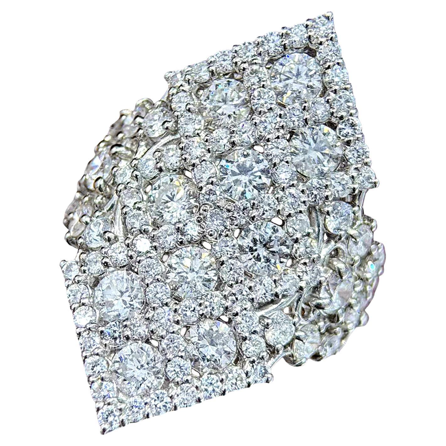 【Énigma】3.0ct Diamond Marquis Pavilion Platinum Ring