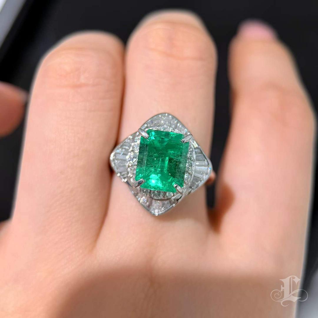 【Énigma】GRC zertifizierter 3.17ct Kolumbianischer 