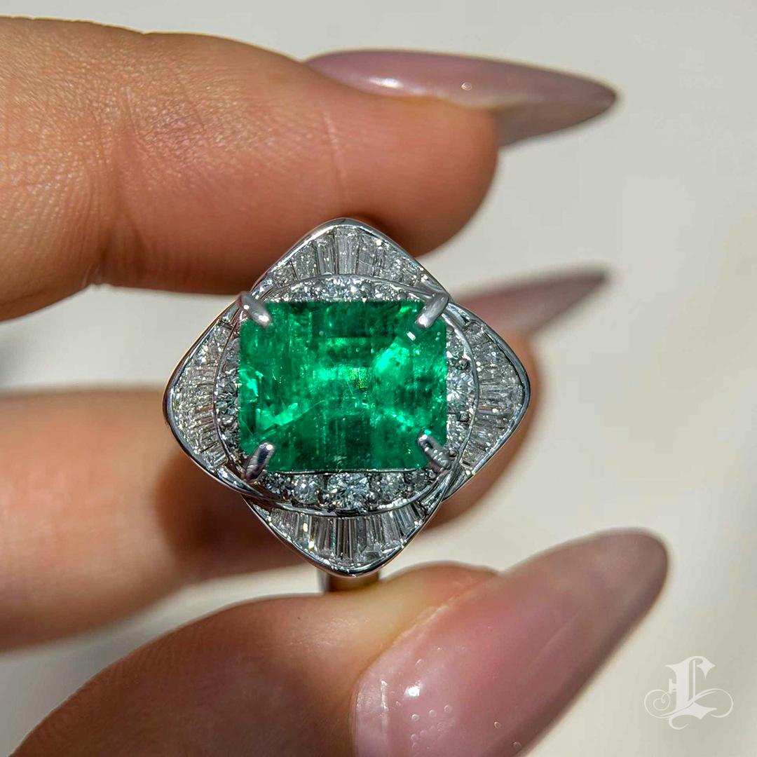 【Énigma】GRC zertifizierter 3.17ct Kolumbianischer 