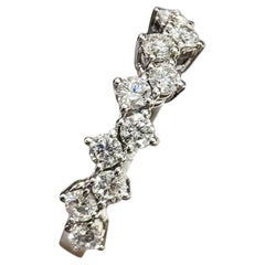 【Énigma】TASAKI - Bague d'éternité en platine et diamant