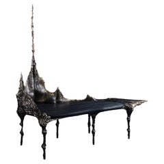 Enjoy The Silence Bench in Cast Bronze by William Guillon