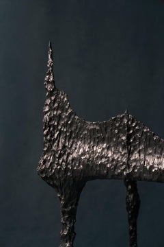 Enjoy The Silence Study Desk in bronzo fuso di William Guillon