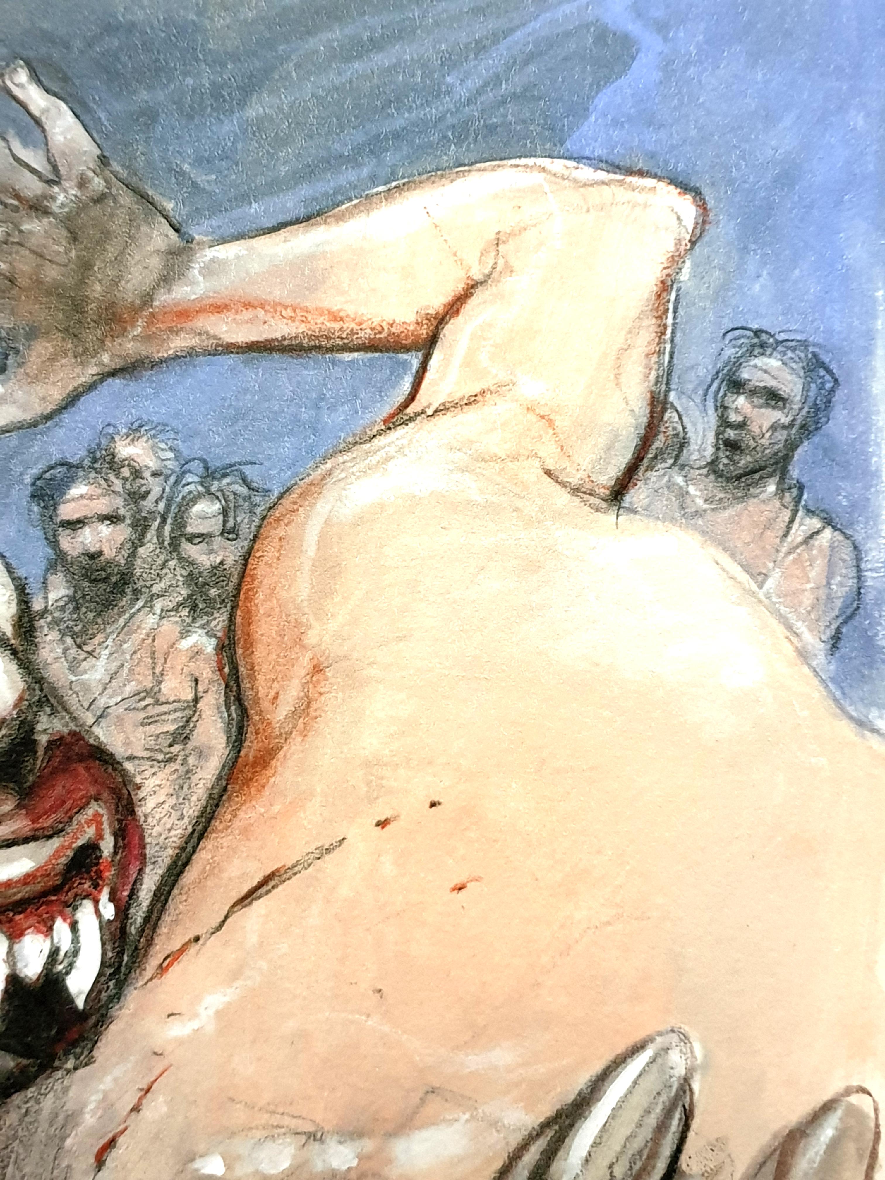 Enki Bilal - Cíclope comiendo - Litografía original en venta 4