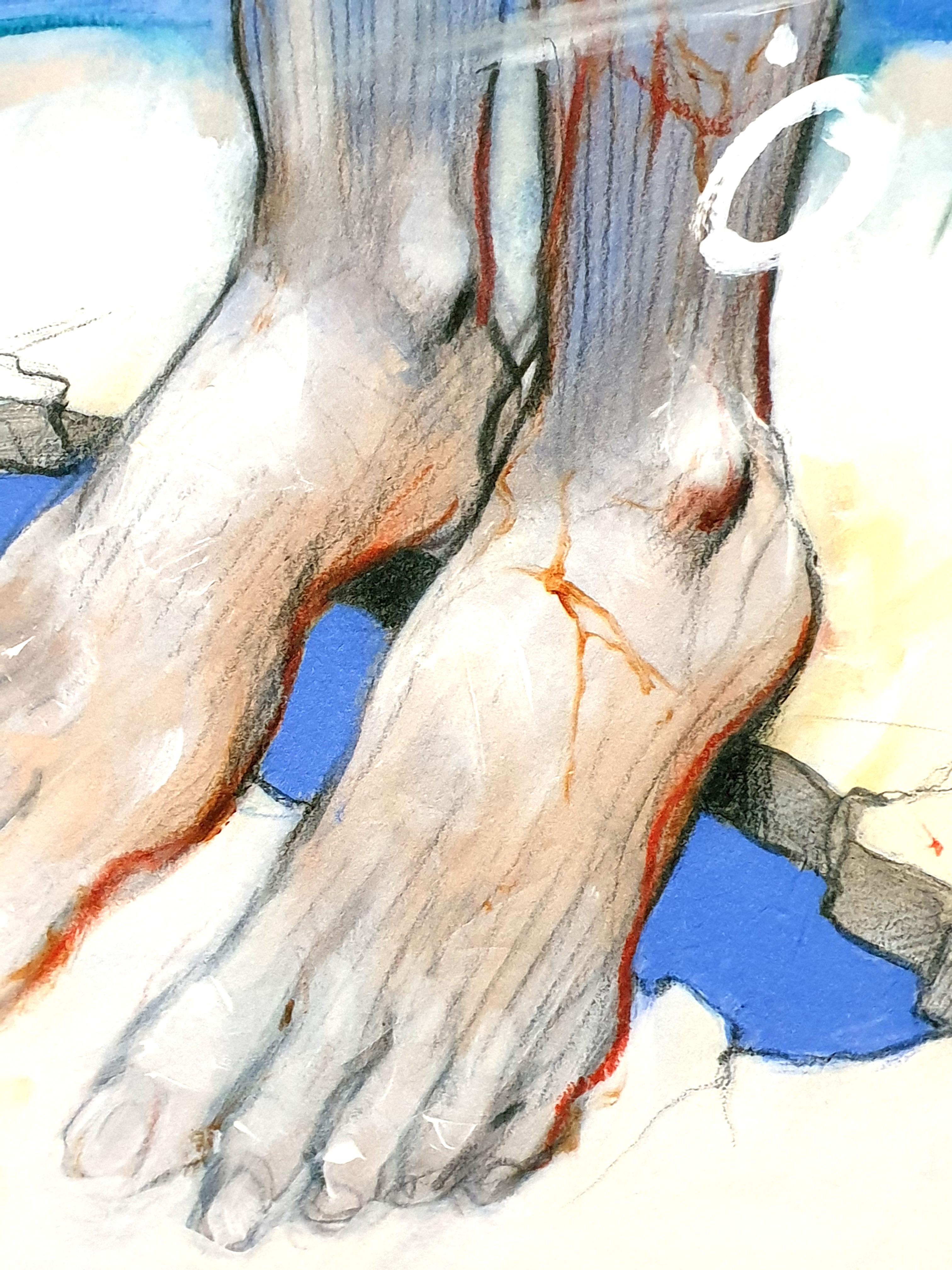 Enki Bilal - Feet - Original Lithograph For Sale 2