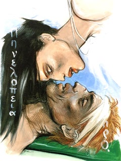 Enki Bilal - El beso - Litografía original