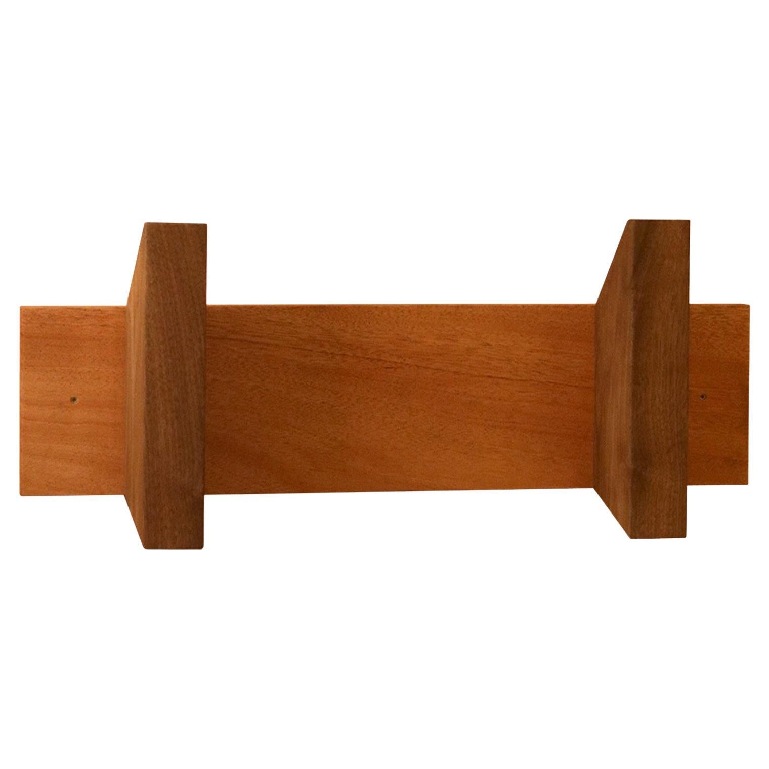 Enki Mahogany And Walnut Coat Or Towel Wall Rack