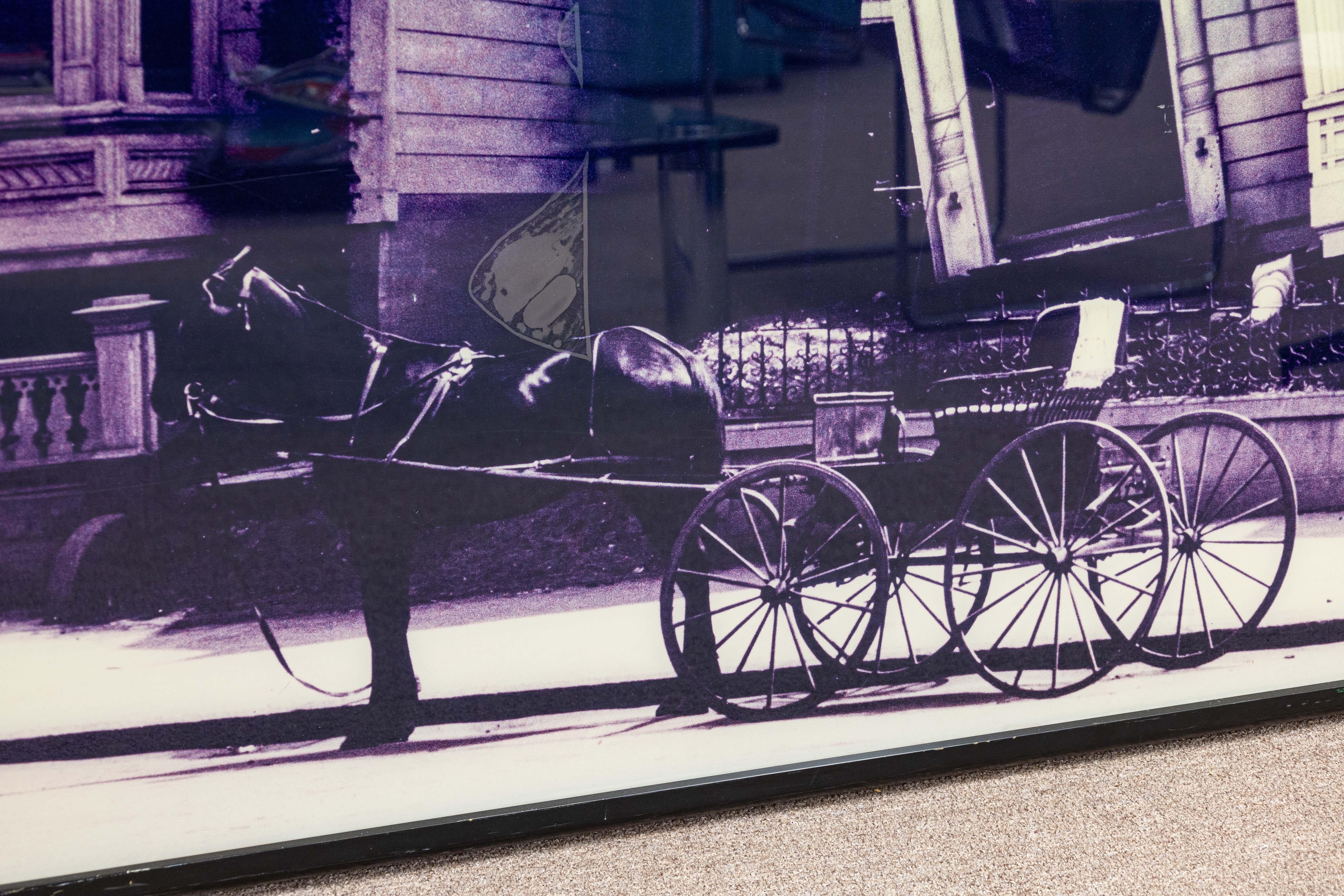 Vergrößerter Fotodruck 1906 San Francisco Earthquake Kalifornien 6' x 8,5' im Angebot 1