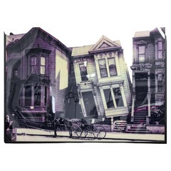 Impression photographique agrandie 1906 San Francisco Earthquake Californie 6' x 8,5'