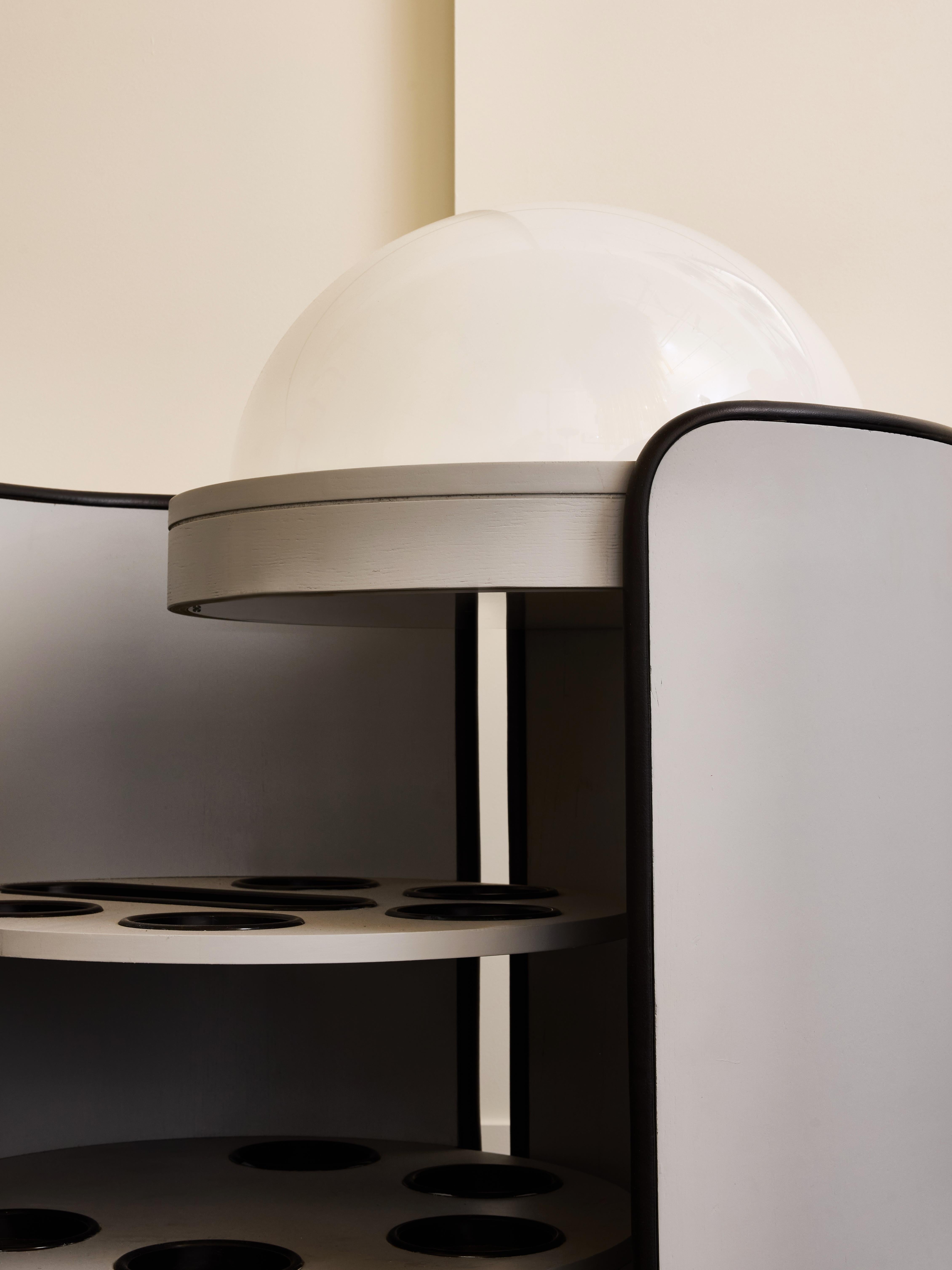 Enlighten Dry Bar in Wood e plexiglass in vendita 2