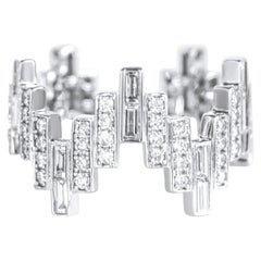 Enlightenment Equilibrium Ring in Baguette & Round Diamonds- All Around Diamonds